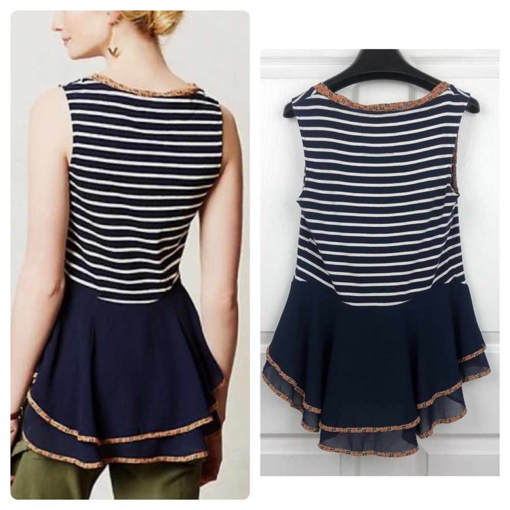 Anthropologie Postcard Blouse